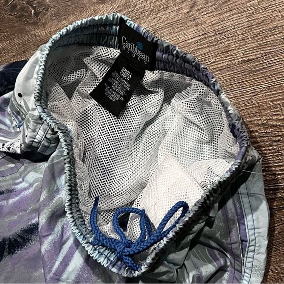 NWT Caribbean Blues Vintage Swim Trunks - Picture 8 of 8